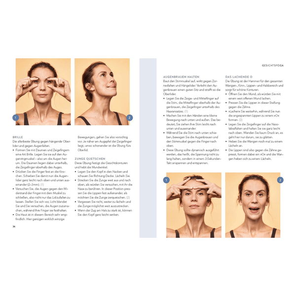 Lifting facial natural