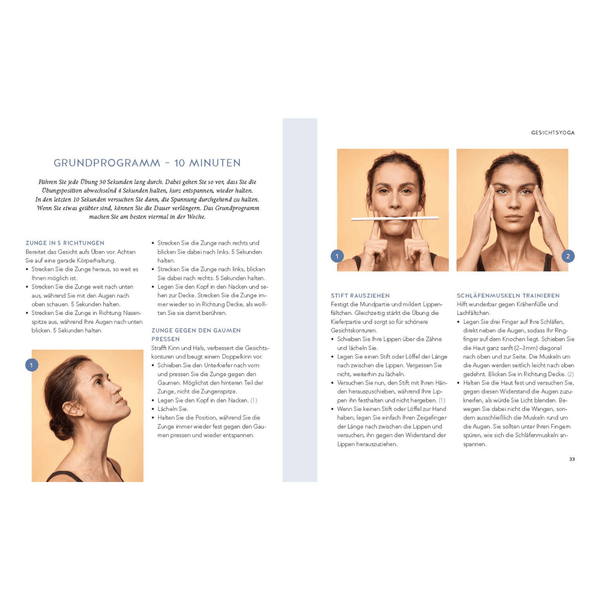 Lifting facial natural